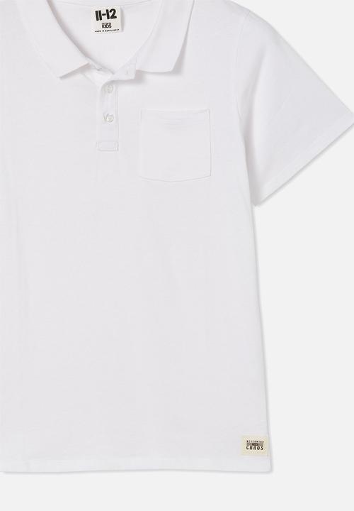 Cotton On - Zach polo - white
