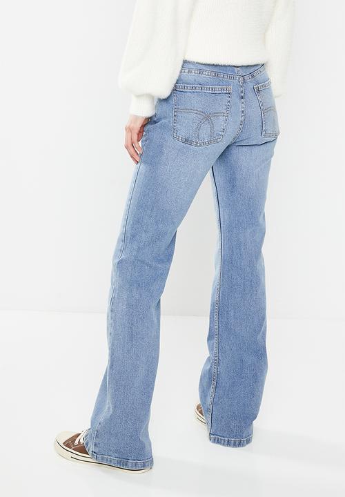 Cotton On - Stretch bootcut jean - bells blue 