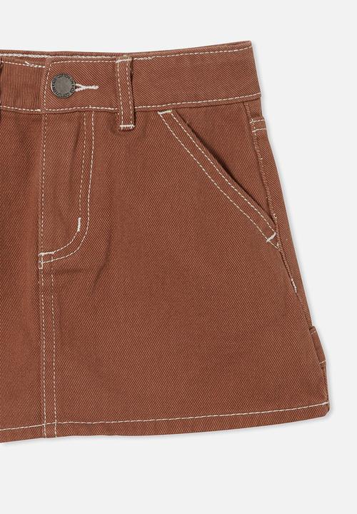 Cotton On - Lexie carpenter denim skirt - coco jumbo