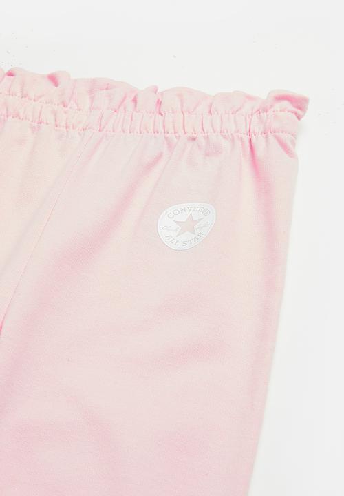 Converse - Cnvg aop crew & jogger set - arctic pink