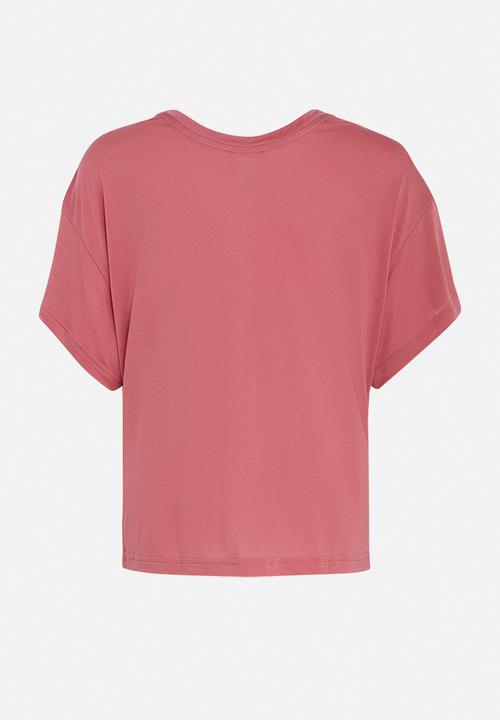 adidas Performance - G yoga tee - pink strata