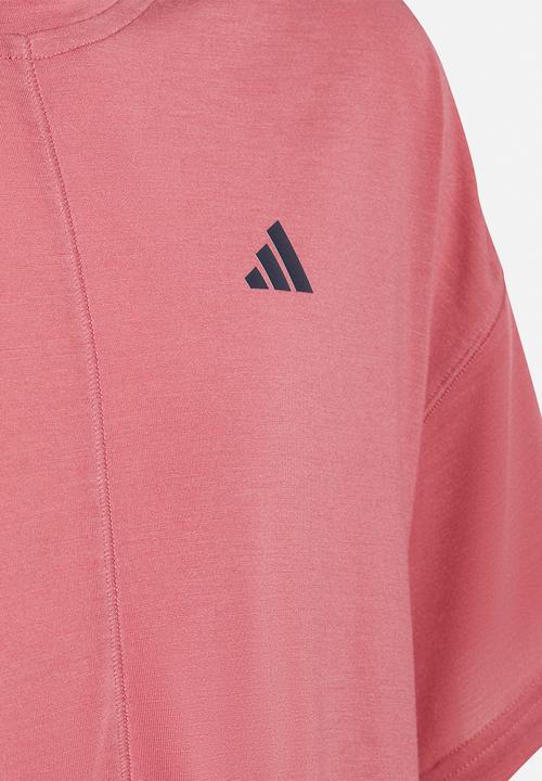 adidas Performance - G yoga tee - pink strata