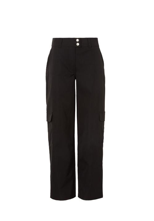 Supré  - Abby wide waist cargo pant - black