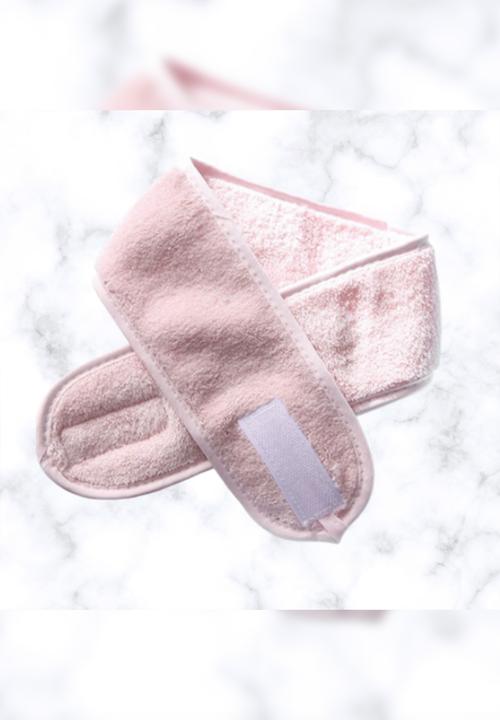 Glam Beauty - Adjustable Makeup Headband- Pink