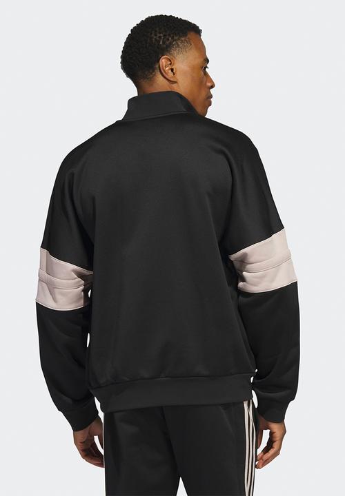 adidas Originals - Basketball warm up jacket - black & wonder taupe
