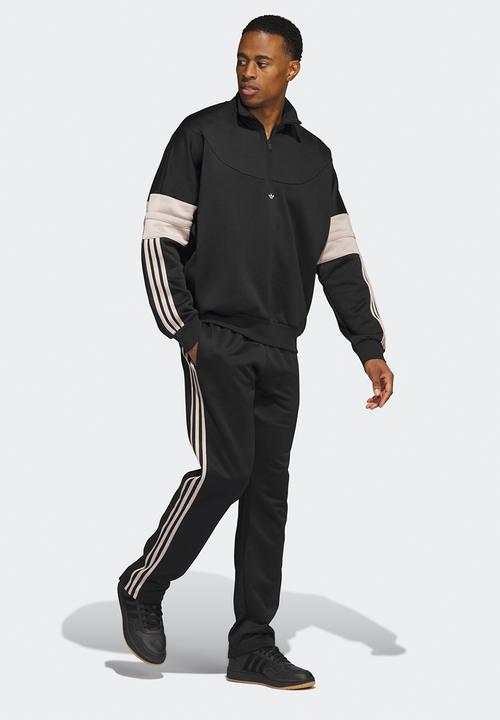 adidas Originals - Basketball warm up jacket - black & wonder taupe