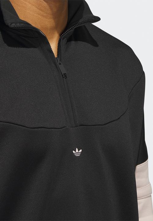adidas Originals - Basketball warm up jacket - black & wonder taupe