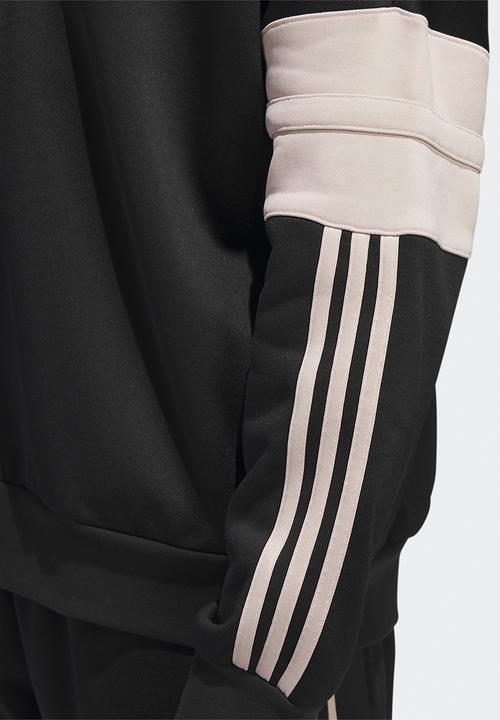 adidas Originals - Basketball warm up jacket - black & wonder taupe