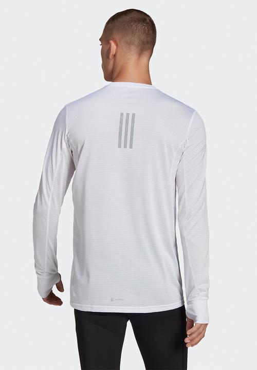 adidas Performance - Own the run long sleeve - white