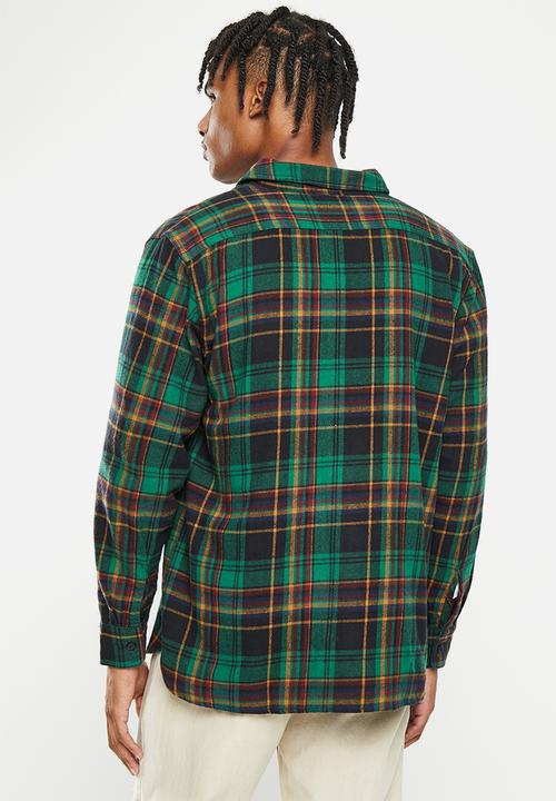 Levi’s® - Classic worker nathan plaid - evergreen