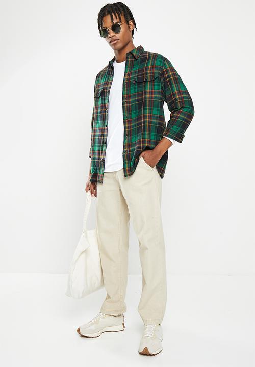 Levi’s® - Classic worker nathan plaid - evergreen