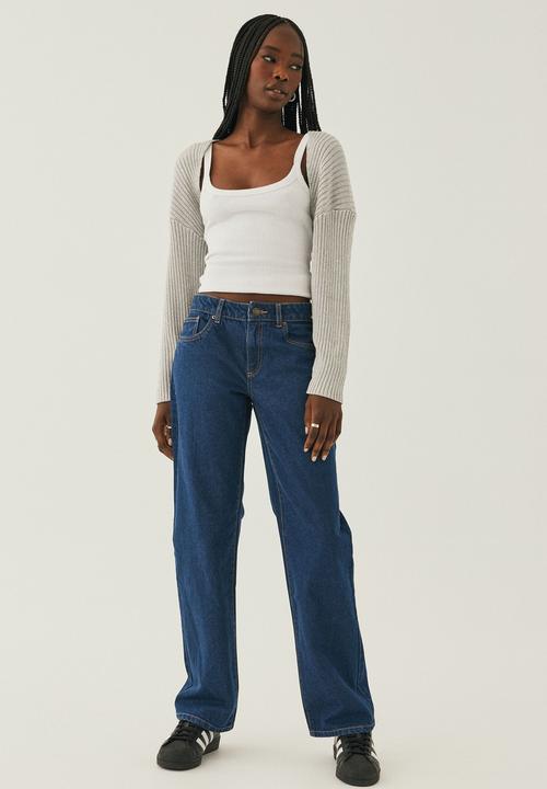 Supré  - Emma oversized knit shrug - grey marle