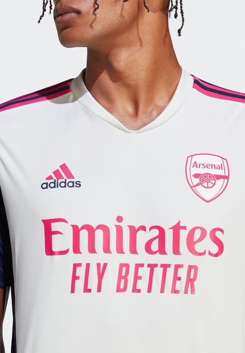 adidas Performance - Arsenal condivo 22 training jersey - off white/collegiate navy