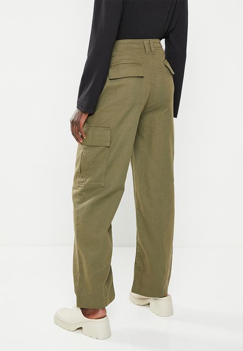 Cotton On - Maternity bobbie cargo pant - soft olive