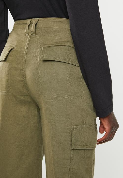 Cotton On - Maternity bobbie cargo pant - soft olive