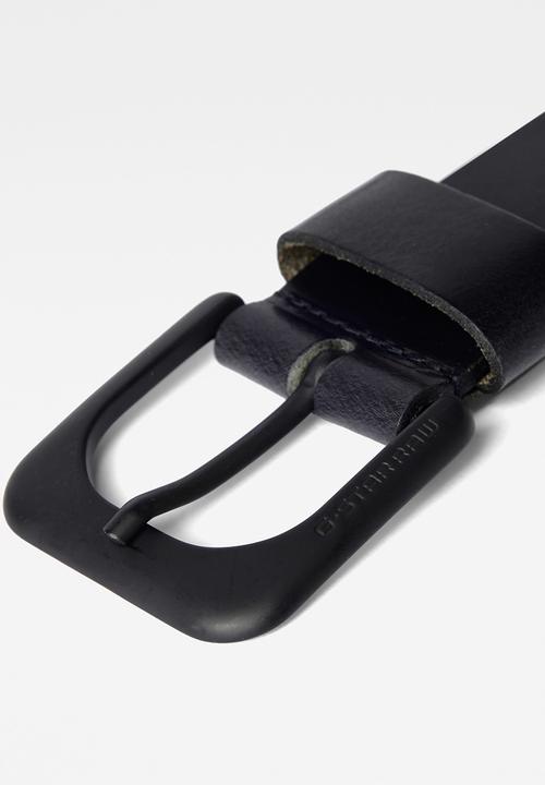 G-STAR - Zed DNUbelt - black & matt black metal