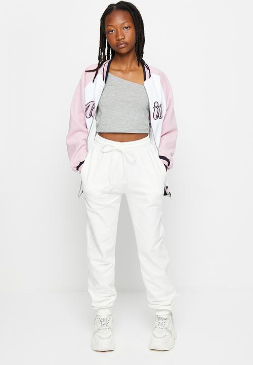 Superbalist - Girls basic jogger - light pink & ecru