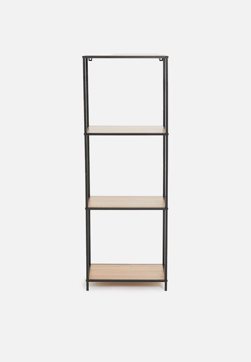 H&S - Lily wall rack - natural & black
