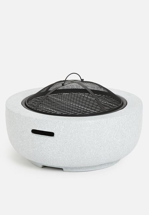 H&S - Round fire bowl - grey