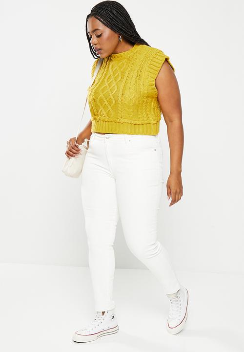 dailyfriday - Cable singlet - ochre