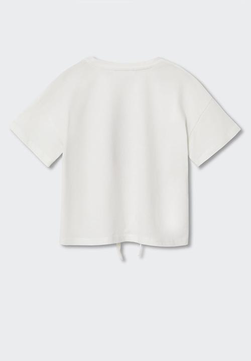 MANGO - T-shirt  dakota - white