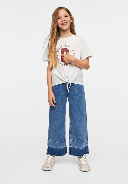 MANGO - T-shirt  dakota - white