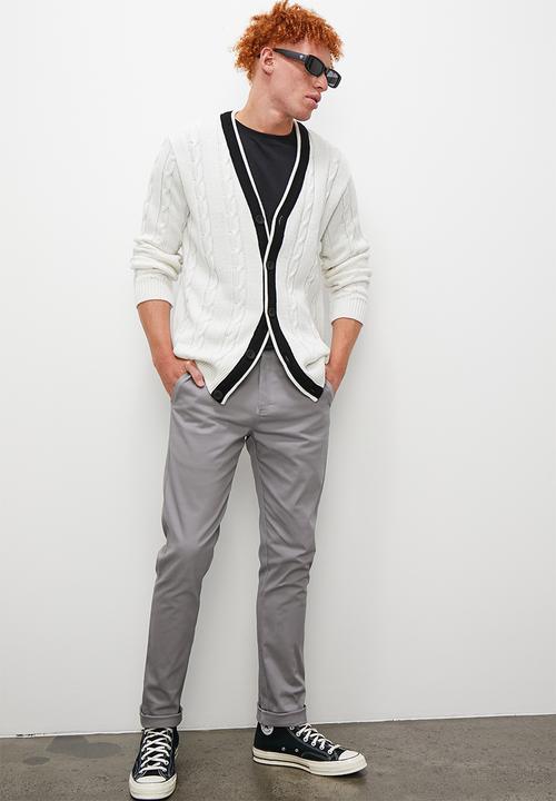 Superbalist - Caleb slim chino - grey