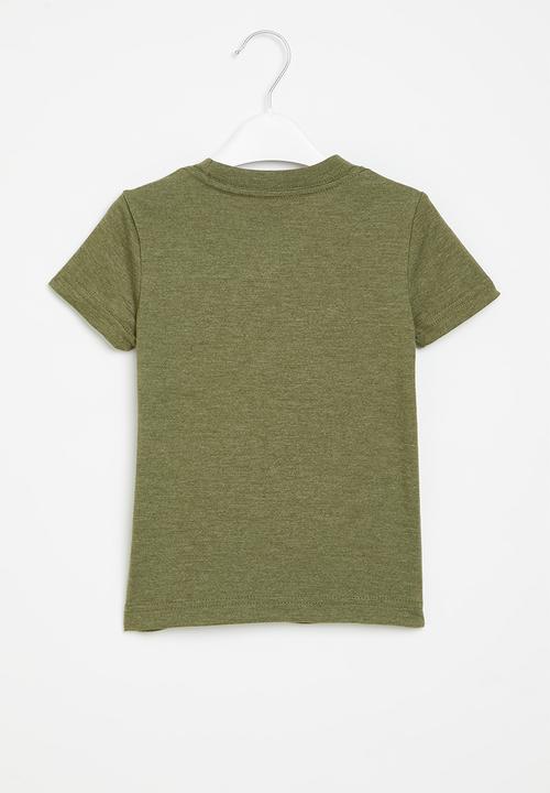 Levi’s® - Lvb mountain logo tee - dark olive heather