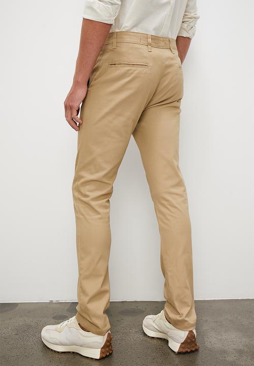 Superbalist - Caleb slim chino - stone