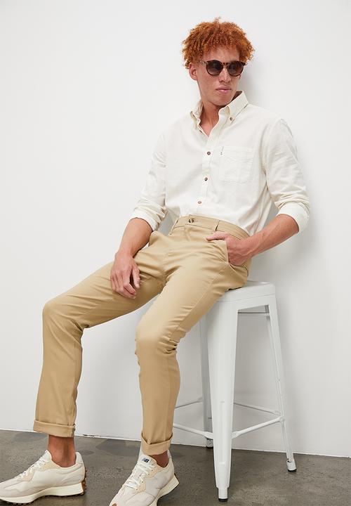Superbalist - Caleb slim chino - stone