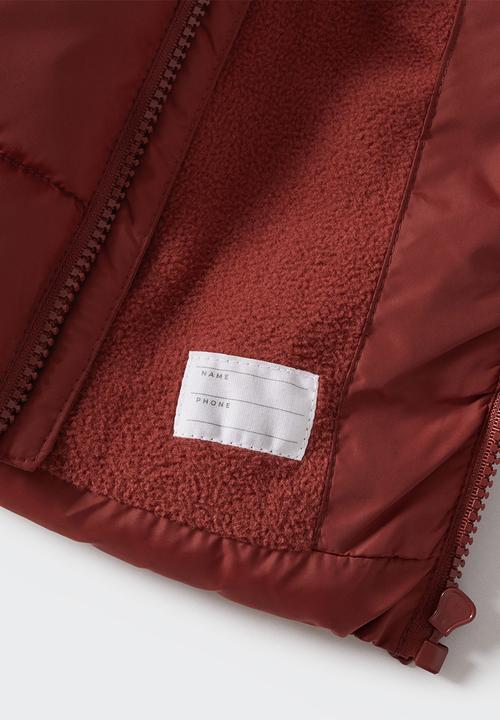 MANGO - Anorak  aldo3 - dark red