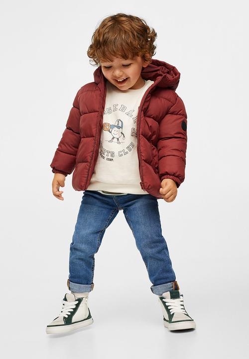 MANGO - Anorak  aldo3 - dark red