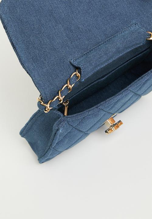 SISSY BOY - Quilty as charged: quilted crossbody - denim