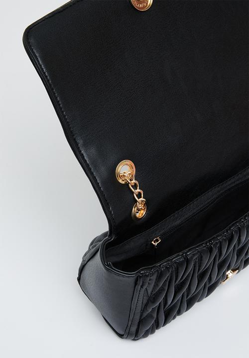 SISSY BOY - Handle this : quilted crossbody - black