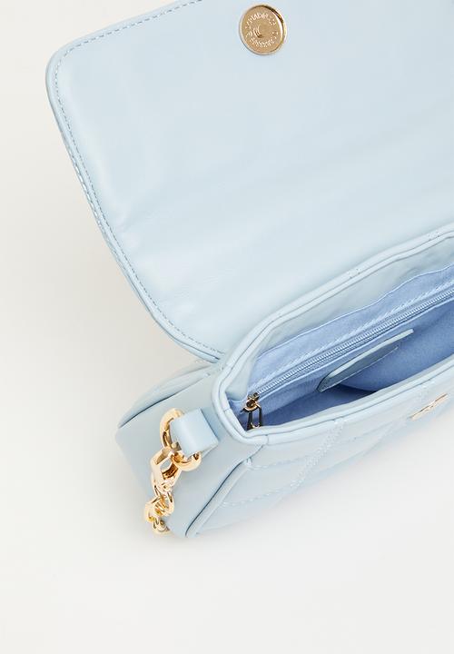 SISSY BOY - Square it off: quilted crossbody - powder blue