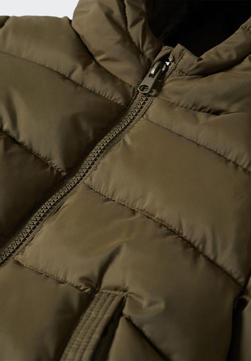 MANGO - Anorak aldo3 - khaki green