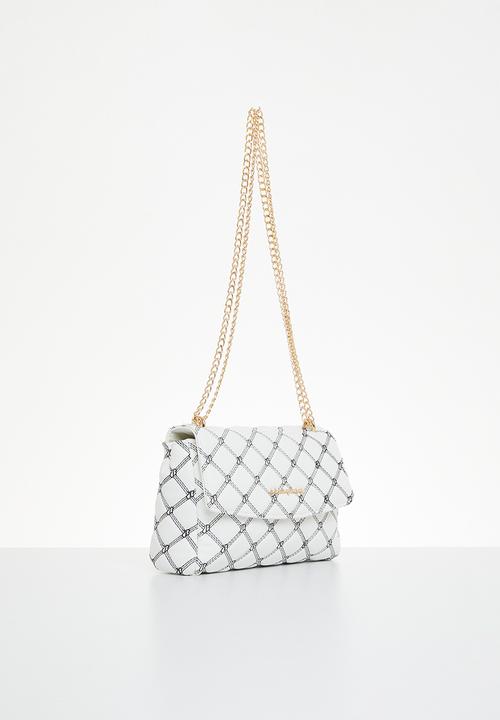 SISSY BOY - Lady like xbody: sb embroidered crossbody - white