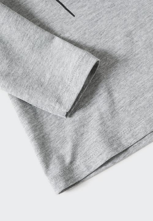 MANGO - T-shirt hooray - grey