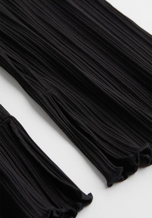 H&M - Flared leggings - black