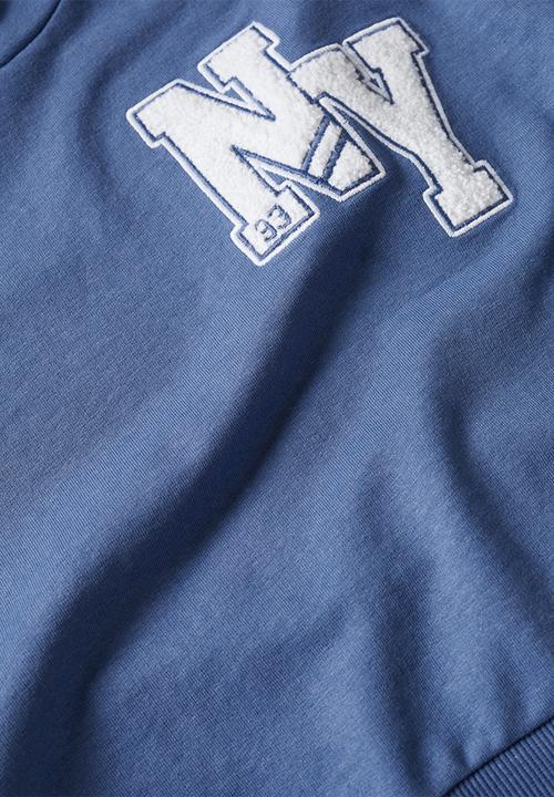 MANGO - Sweatshirt newyork - blue