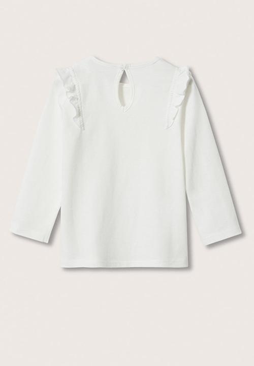 MANGO - T-shirt  italy - white