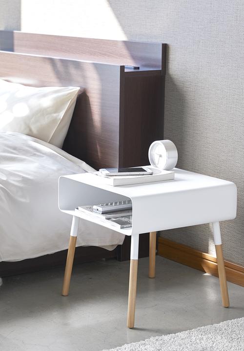 Yamazaki - Plain low side table - white
