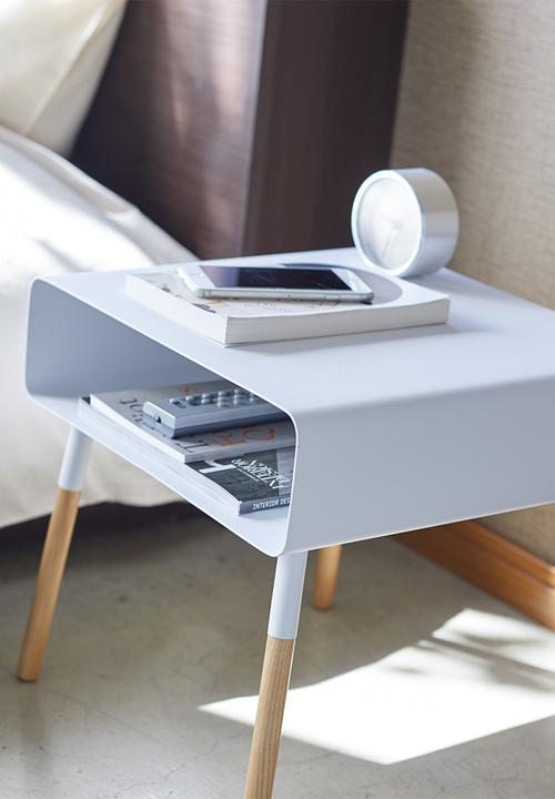 Yamazaki - Plain low side table - white