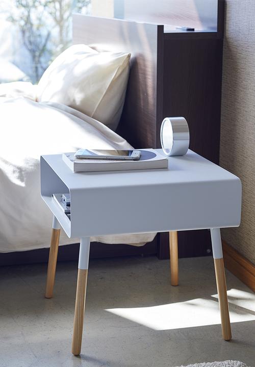 Yamazaki - Plain low side table - white