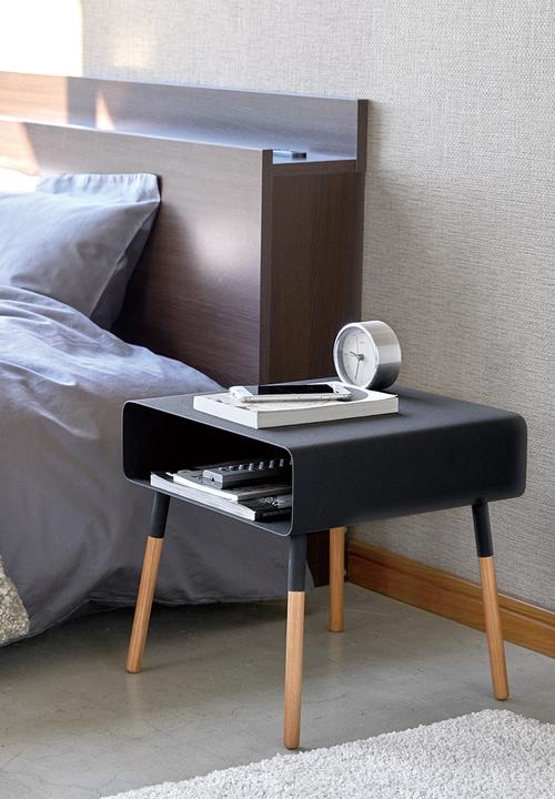 Yamazaki - Plain low side table - black