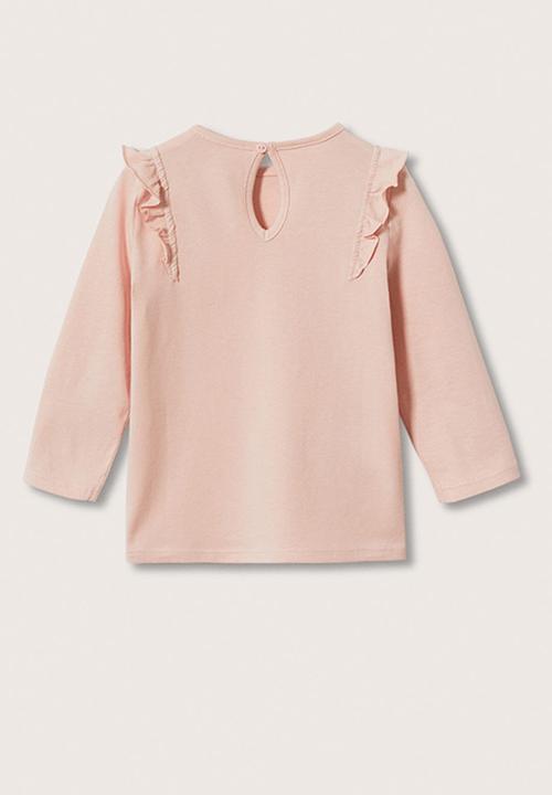 MANGO - T-shirt  italy - pink