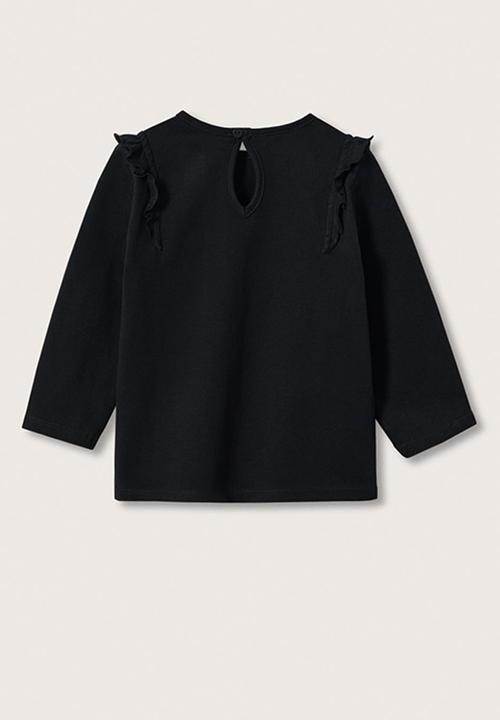 MANGO - T-shirt  italy - black