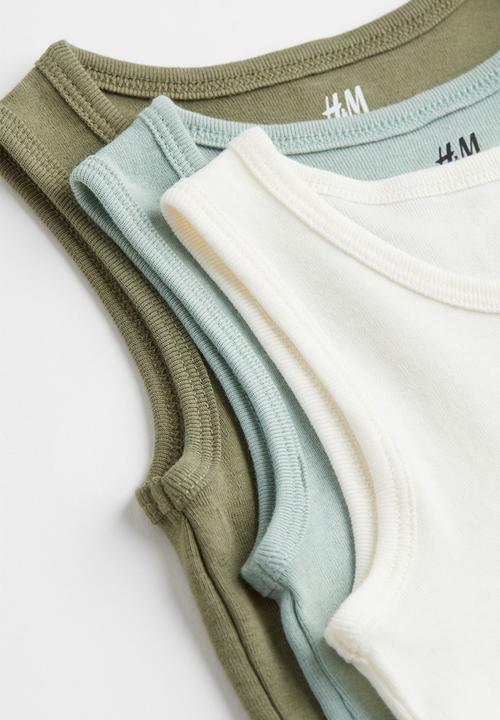 H&M - 3 Pack vest tops - multi 