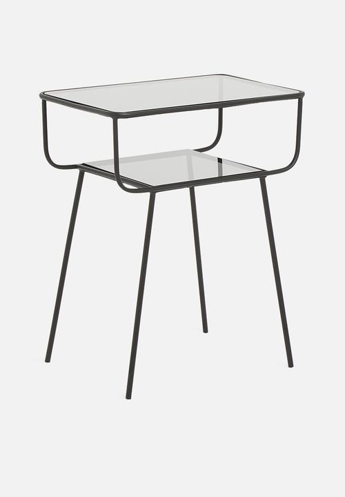 Sixth Floor - Tiffany bedside table - black