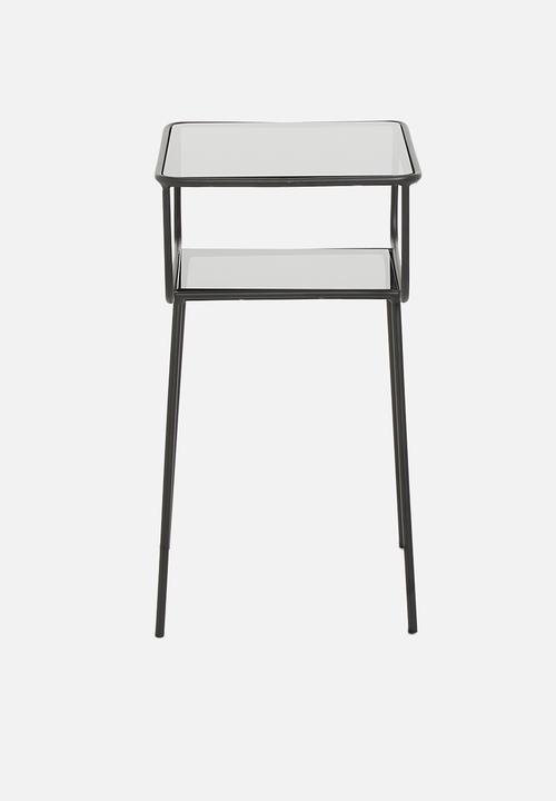Sixth Floor - Tiffany bedside table - black